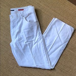 White Alberto Mens Pants